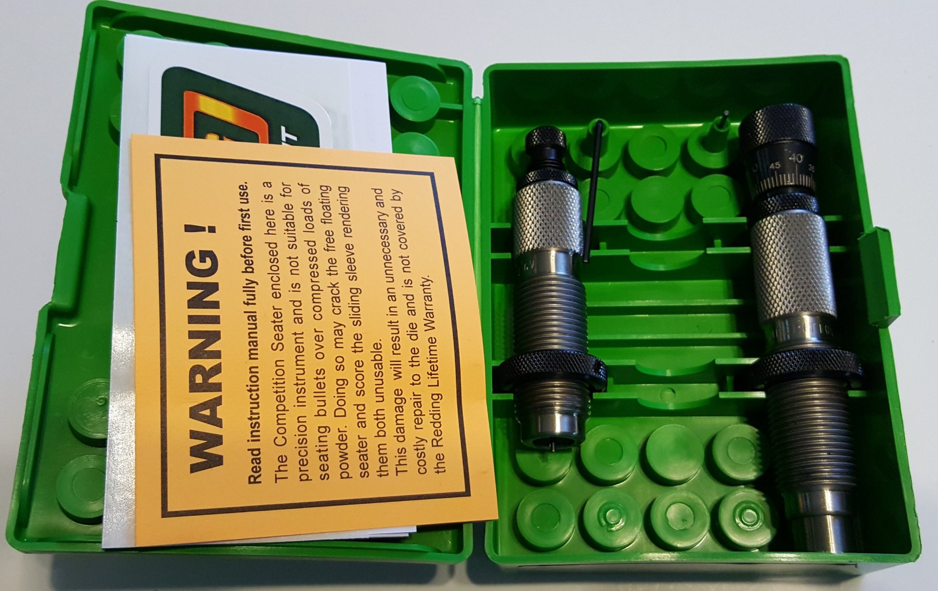 Redding Reloading 28114 Master Hunter (MH-C) Die Set (MH-C) 243 Win (Carbide)