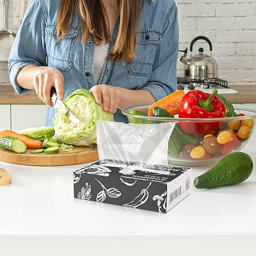 Miniatura 8 de APQ - Hojas de plástico transparente para delicatessen y panadería, 10 x 10.75 pulgadas. Paquete de 1000 hojas de plástico emergentes. Hojas de