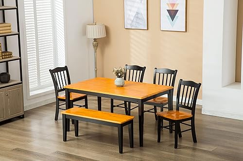 Miniatura 8 de Boraam banco, Madera Noble, Negro, roble