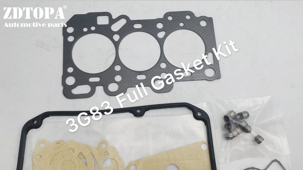 Full Engine Gasket Set Kit MD997653 For Mitsubishi 3G83 Engine (0.6L/0.7L) - Fits MINICA, MINICAB, TOWN, BRAVO Models