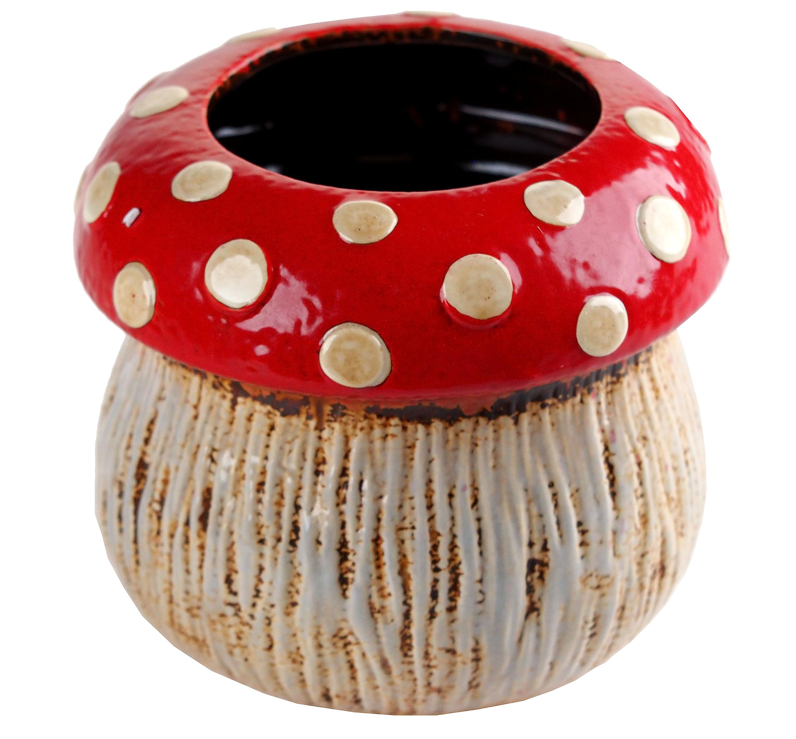 Bwg Mushroom Toadstool Plant Pot - Ideal In A Fairy Garden - 15Cm