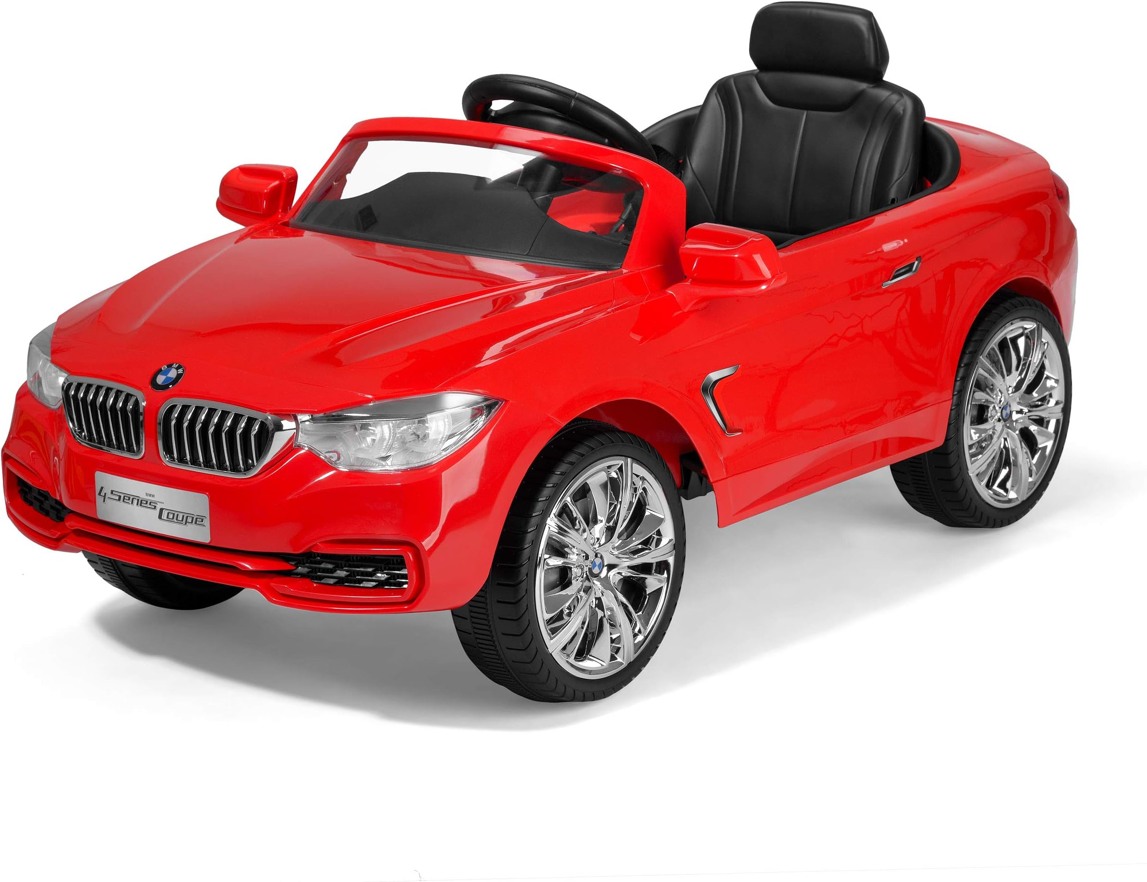 Xootz, BMW 4 Series Officially Licensed Kids Electric Ride On Car Coupe with LED Headlights and Mp3 Connection, Red