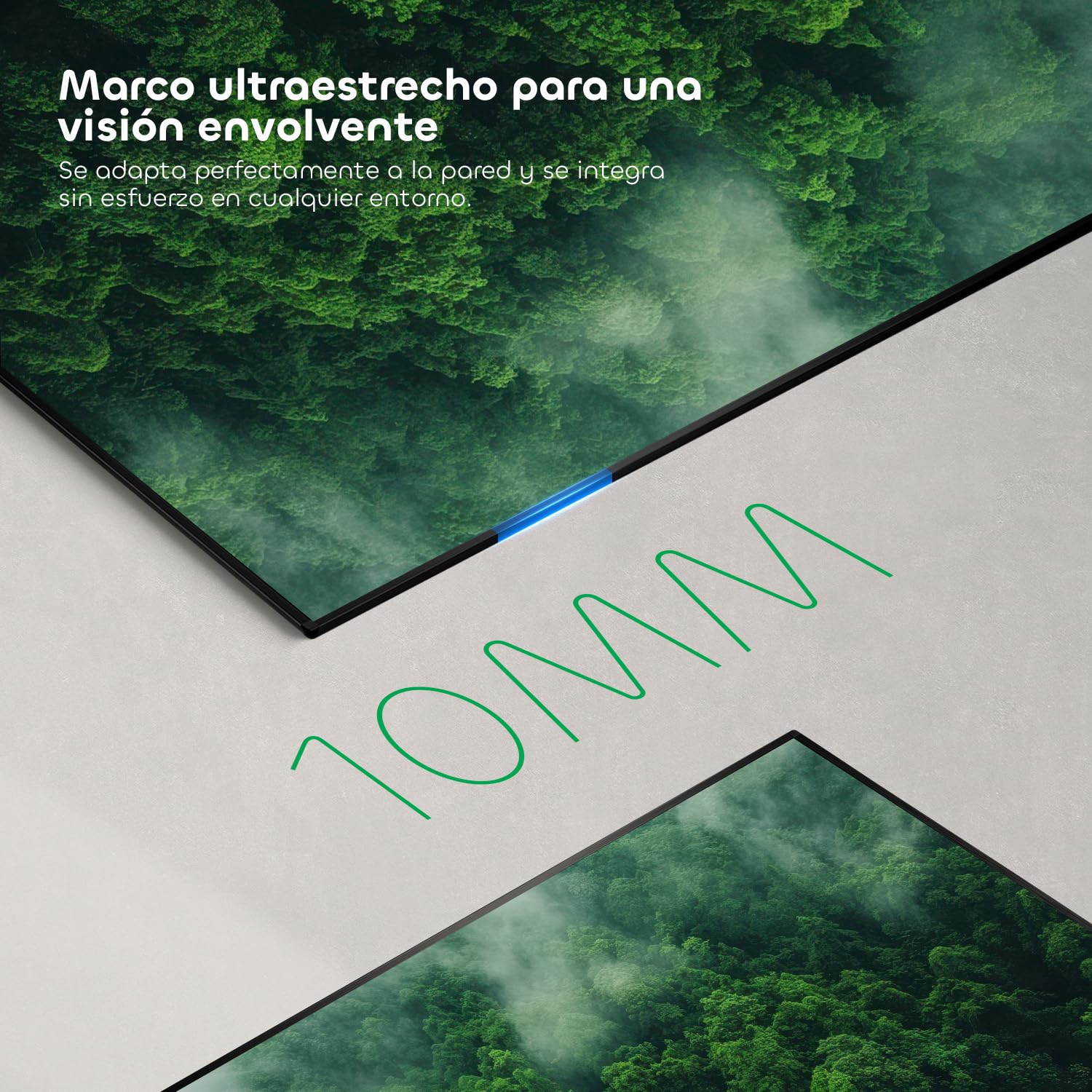 Pantalla ALR CLR Marco Fijo Sin Costuras UST 132 Pulgadas | Para Proyector de Tiro Ultracorto,95% Rechazo de Luz Ambiental,Superficie Lenticular, 4K/8K UHD,Montaje en Pared,Cine en Casa