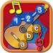 Bambini musicale strumento Iscriviti e collegare i puntini puzzle - imparare le forme di numeri di ABC e contando adatto per bambini piccoli e bambini in giovane età prescolare 2 +