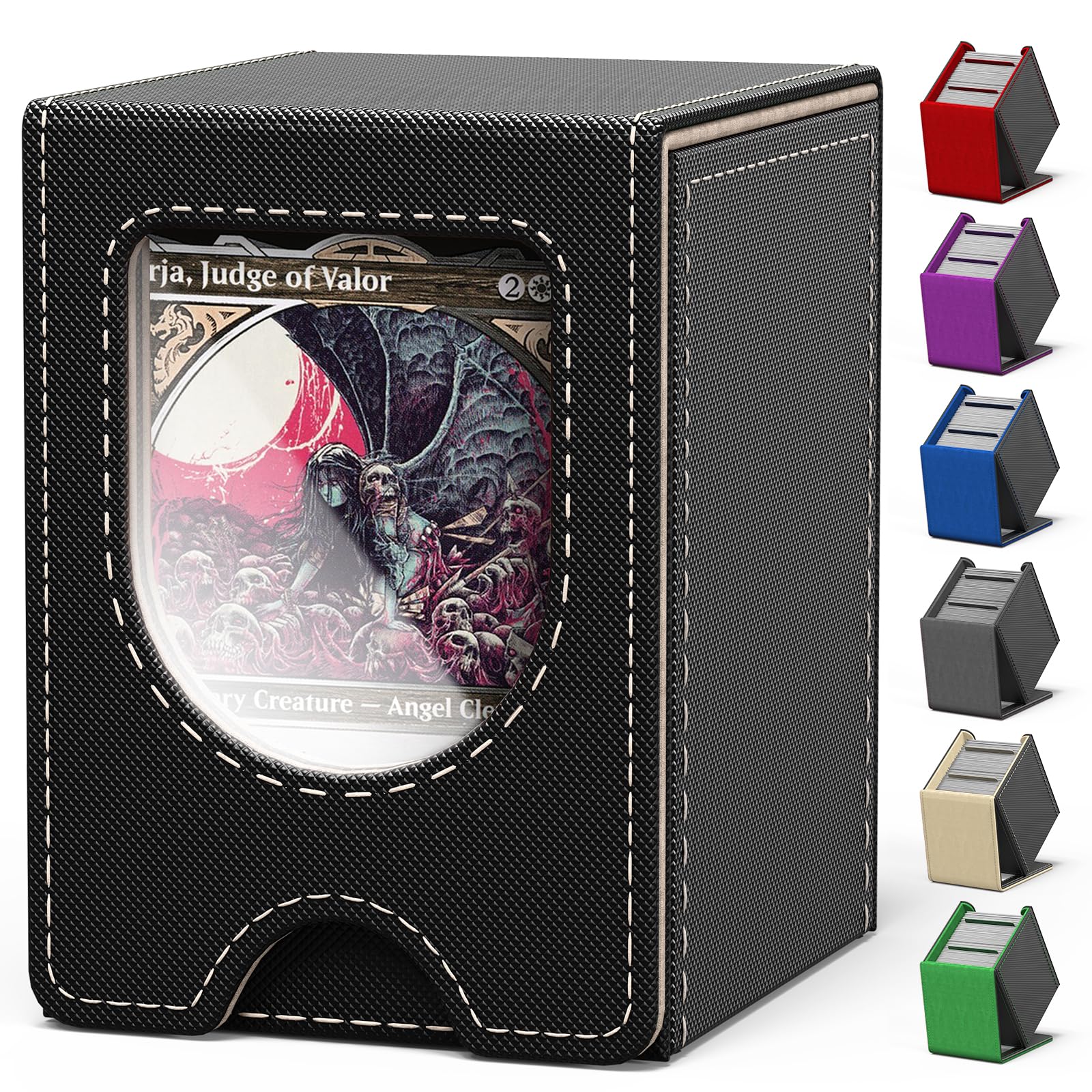 banloga MTG Commander Deck Box (Black&Gold)