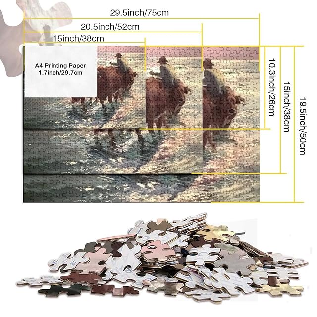 Foto 5 de 8 de Joaquín Sorolla Y Bastida Puzzle Museo De Madera Adultos 1000 pcs
