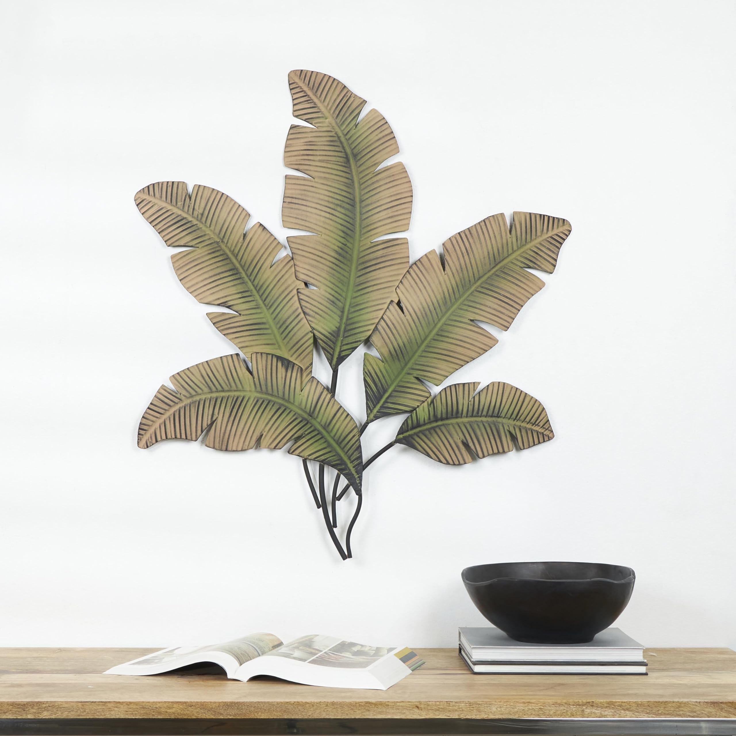 Amazon.com: Deco 79 Metal Leaf Home Wall Decor Palm Wall Sculpture