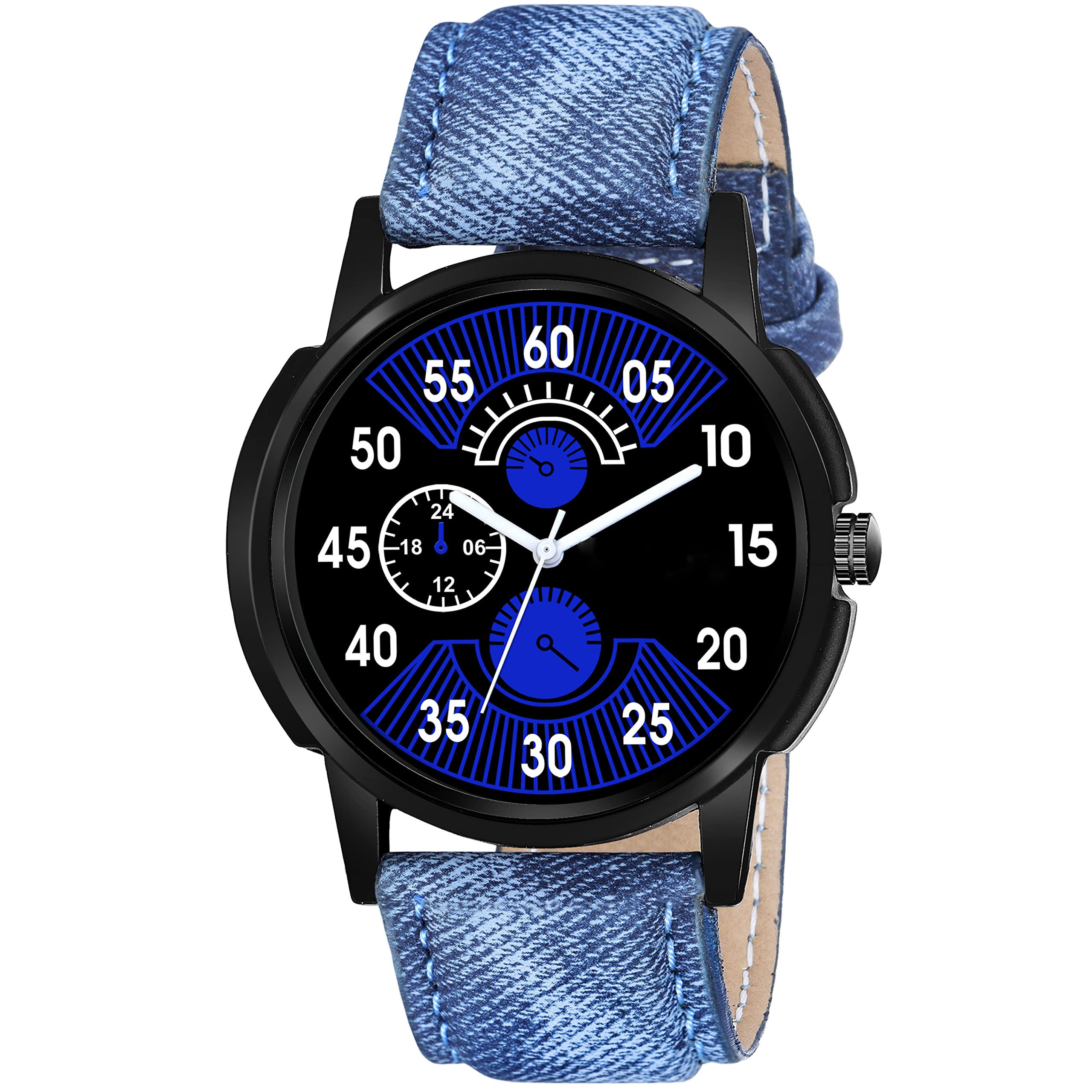 FRAVY Blue Analoug Casual Wrist Watch for Mens Boys -W002 (B0BC1W2DCB) Amazon Price History, Amazon Price Tracker