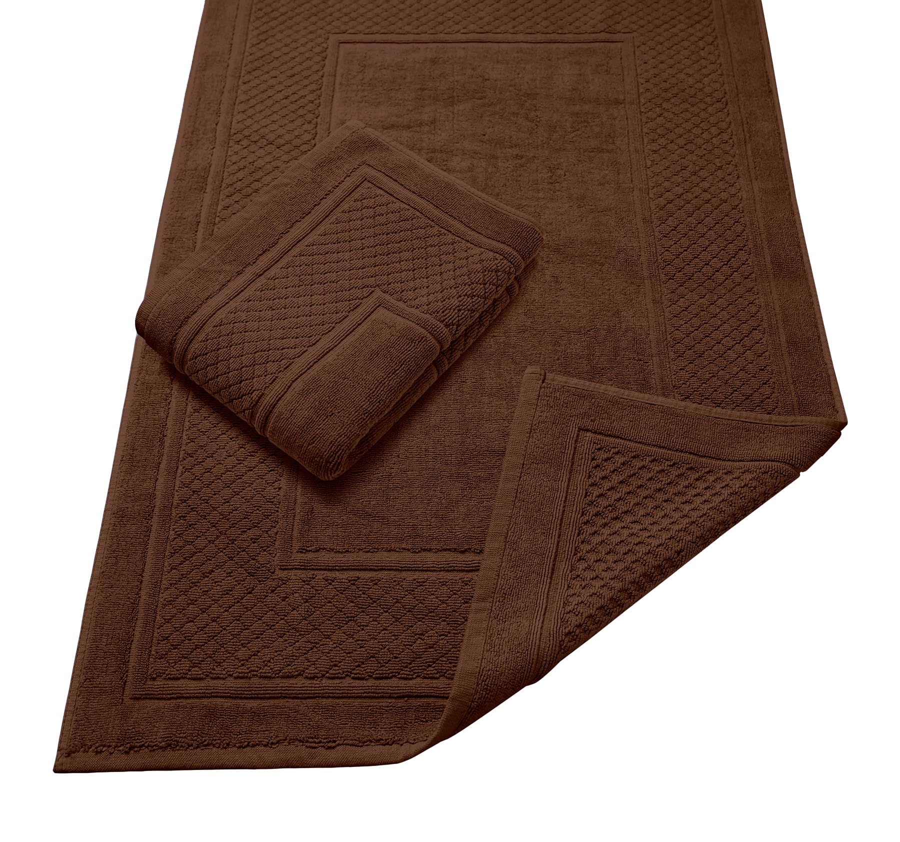 Avalon Towels Brown Bath Mat Set