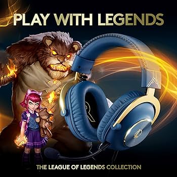 Logicool G PRO X league of legends 中国限定 Amazon.com: Logitech G PRO X Gaming Headset - Blue VO!CE