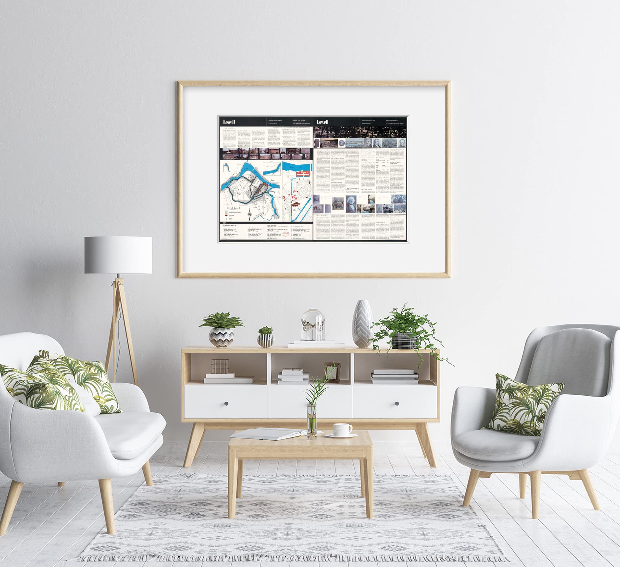 INFINITE PHOTOGRAPHS 1979 Map| Lowell National Historical Park, Massachusetts| Lowell|Lowell Mass|Lowell Na