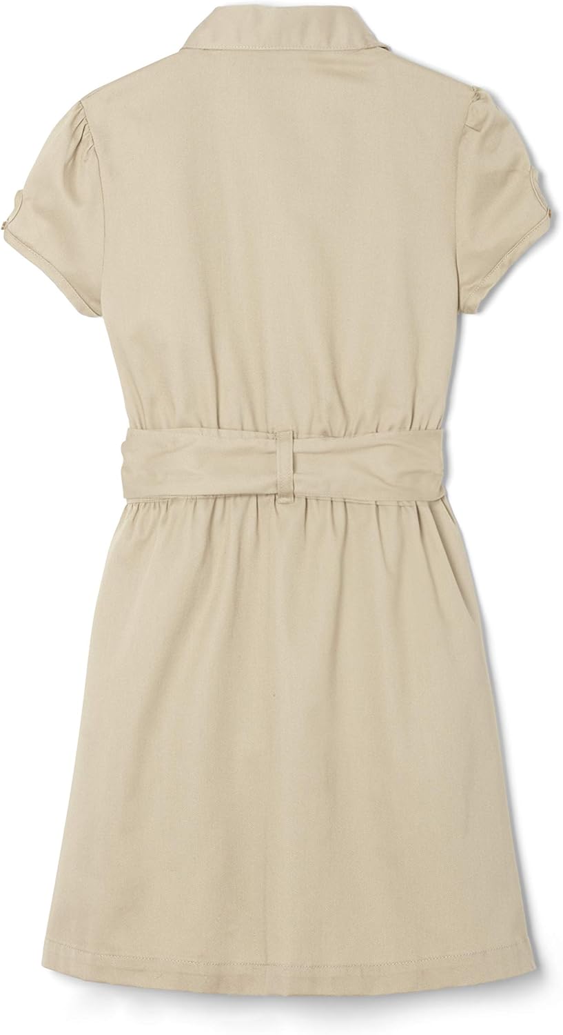 French Toast Girls' Short Sleeve Safari Dress - Image 3