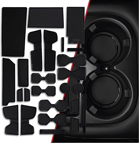 Miniatura 1 de CupHolderHero Accesorios para Nissan Pathfinder 2022-2023 - Inserciones interiores para portavasos de automóvil, alfombrillas de forro de consola