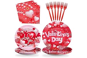 Valentine Paper Plates and Napkins: Heartfelt Party Essentials