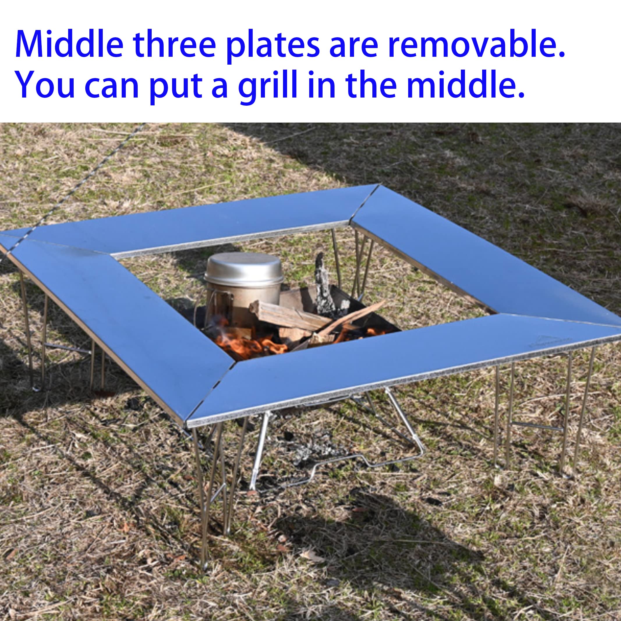 Table Multi Cheminée Camping Moon T-503 Pour Extérieur - Neuve Du Japon