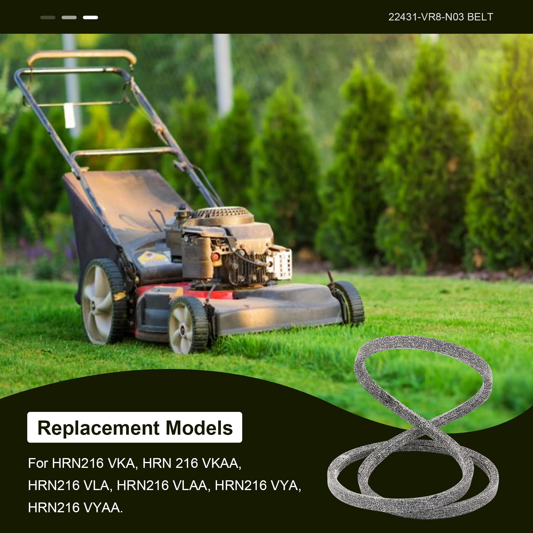 Honda Hrr216k9vkaa Parts 22431-VL0-P01 Lawn Ower Drive V