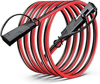 1PCS 14 Gauge 2 Pin Quick Disconnect Polarized Wire Harness 6ft SAE Connector Bullet Lead Cable for Motorcycle Boat Car Tractor