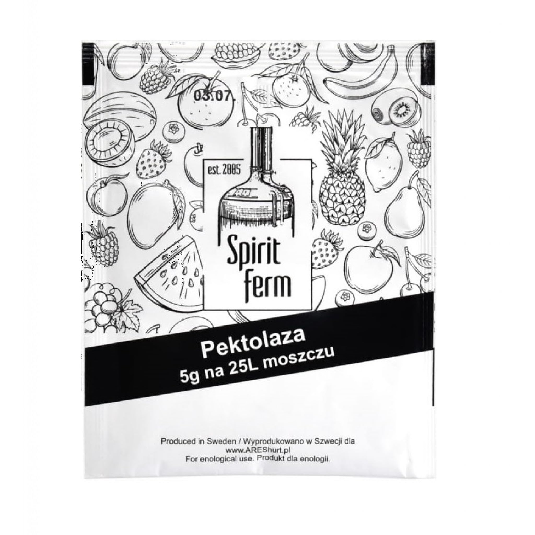 10 x Pectoenzima 5g – Pectolasa para Producción de Vino y Sidra, Alta Eficiencia en Extracción de Jugo