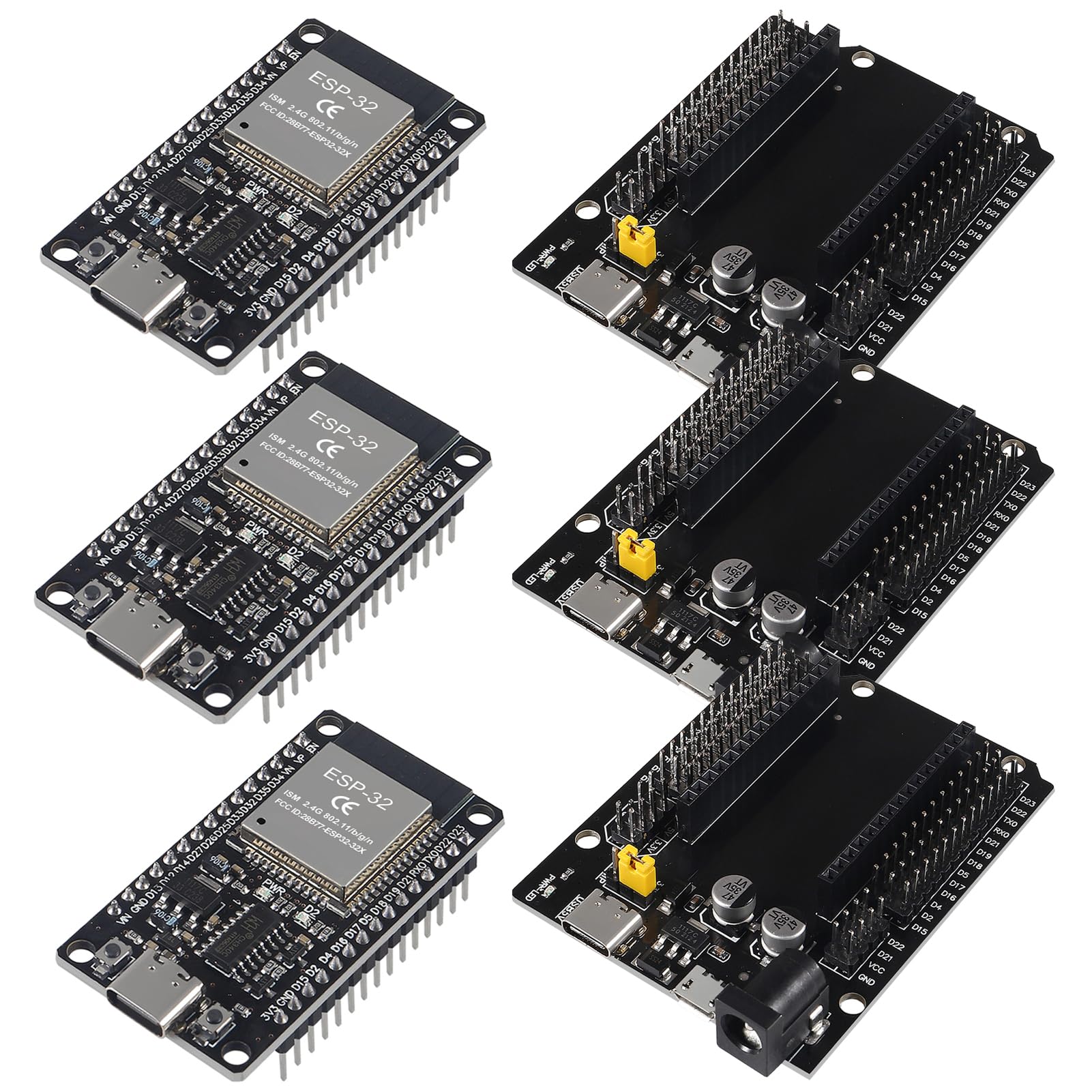 Amazon.com: 3Set ESP32 ESP-32S WiFi Development Board NodeMCU-32S