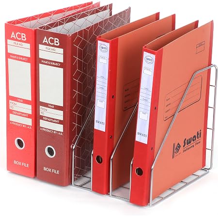 Book Support For File Rack Solo FS- 106 Book Rack (6 Pcs.) - Black : Amazon.in: Office Products