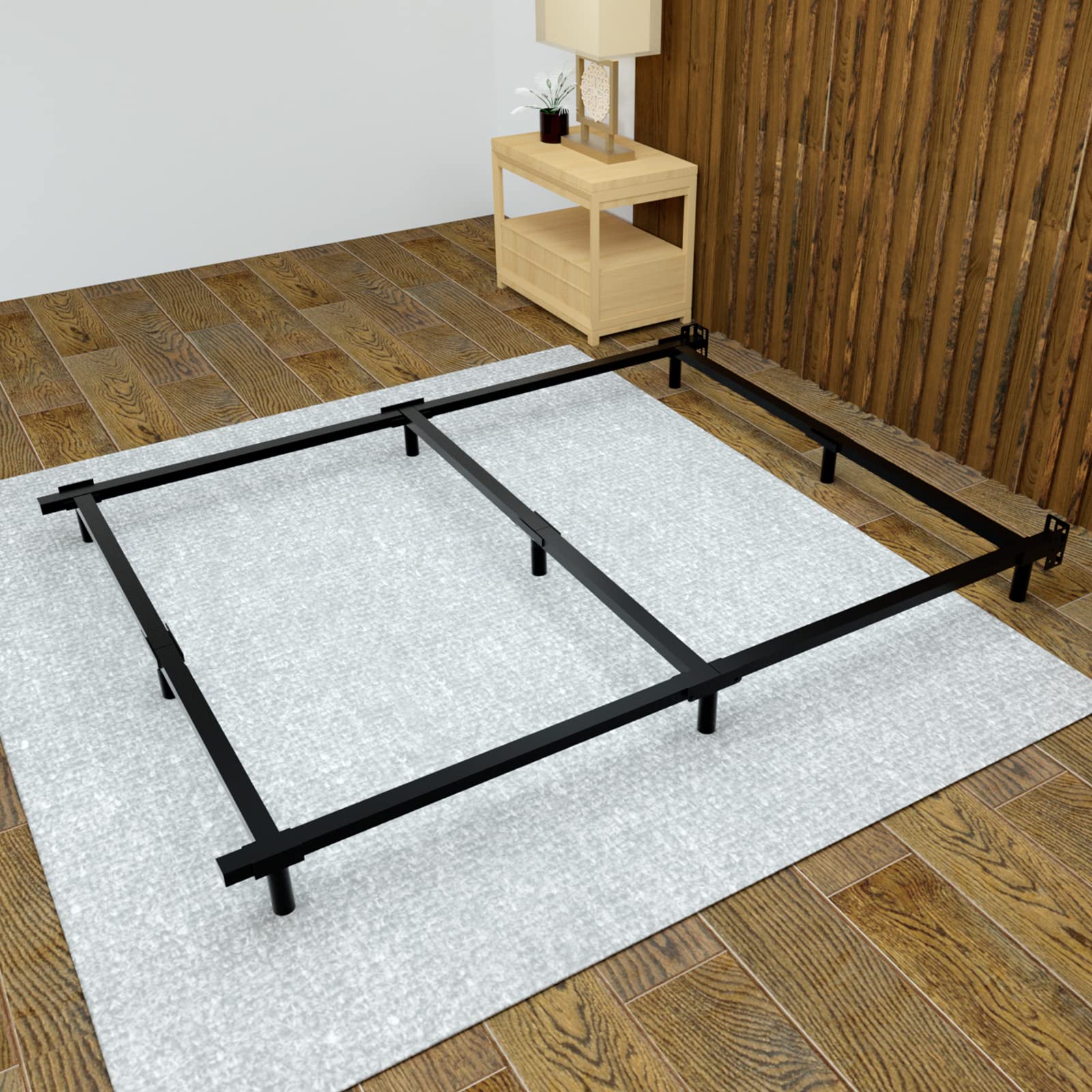 Buy King Size Metal Bed Frame 7 Inch Support Bed Frame for Box Spring