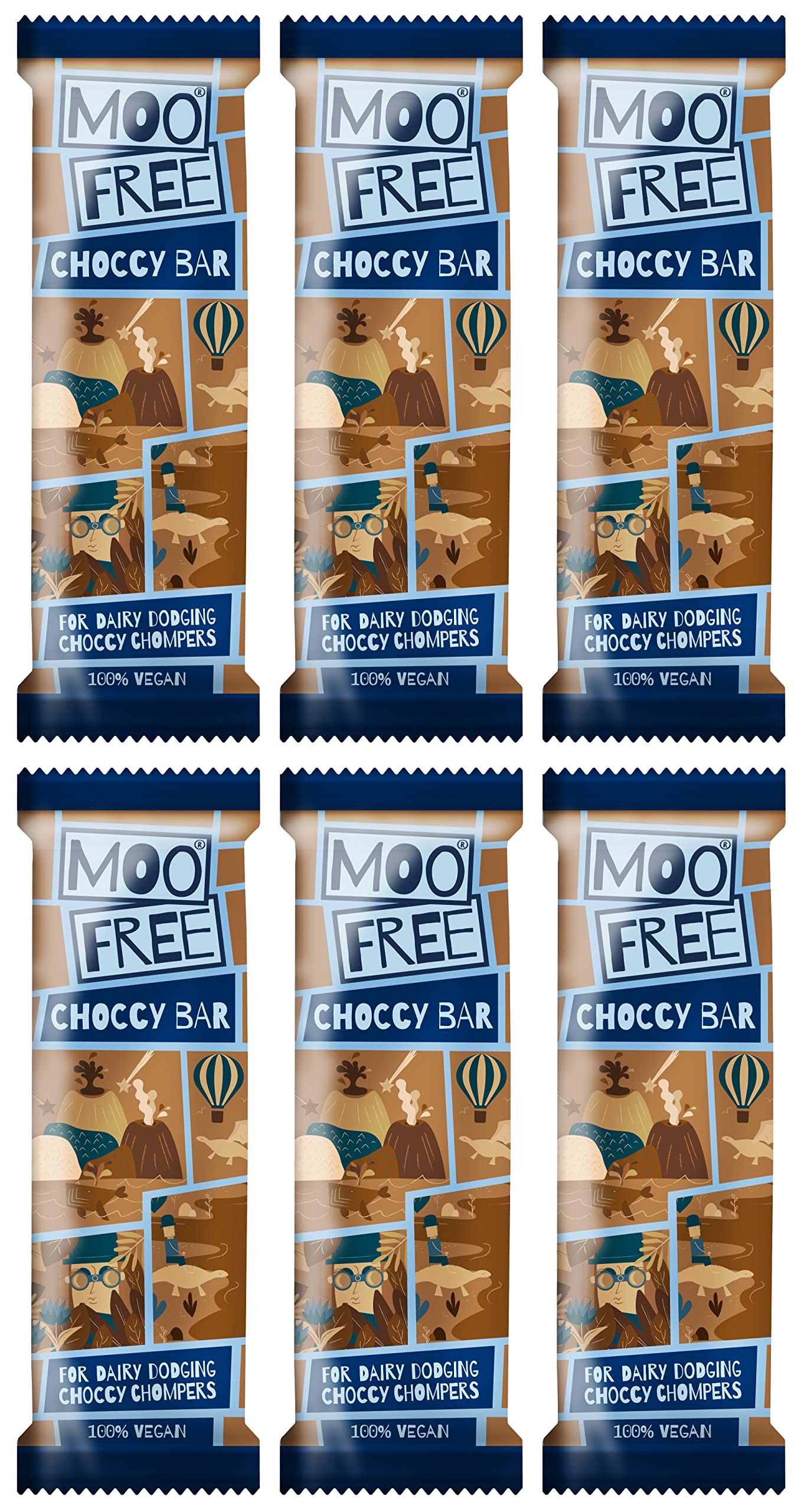 Buy Moo Free Choccy Mini Bars Dairy Free Vegan Milk Chocolate (20g x