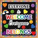 Classroom Bulletin Board Decoration Set Welcome Banner Wall Door Decor Colorful Classroom Decorations for Kindergarten Preschool Elementary Middle School (Welcome)