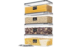 Vtopmart Airtight Food Storage Bins with Lids