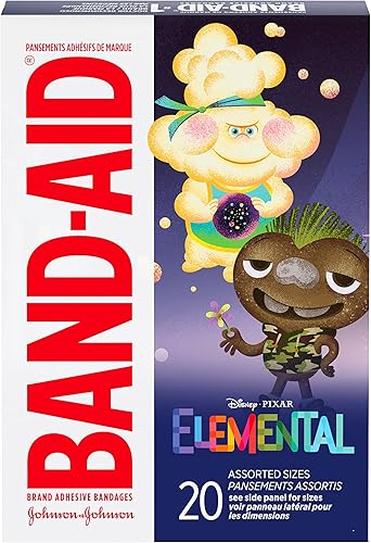 Miniatura 141 de Band-Aid Vendajes adhesivos de marca para cortes y rasguños menores, cuidado de heridas con personajes de princesas de Disney, vendajes divertidos