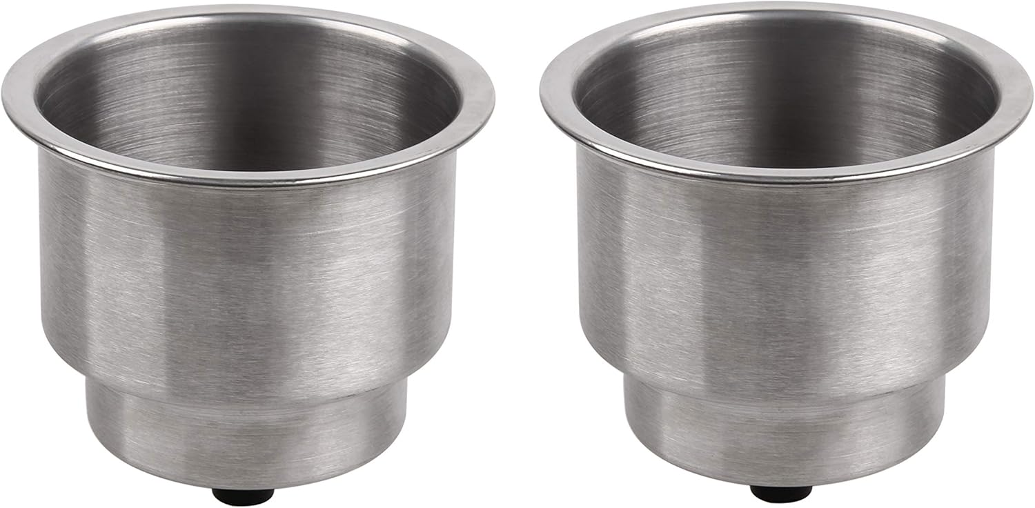 Stainless Steel Boat Cup Holders with Drain 2pcs Nigeria Ubuy