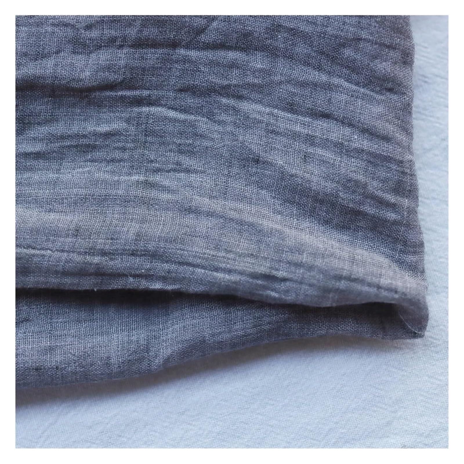 Cotton Table Napkins, Cheesecloth Voile Runner Multicolor Multiple Sizes(Grey,70X300cm)