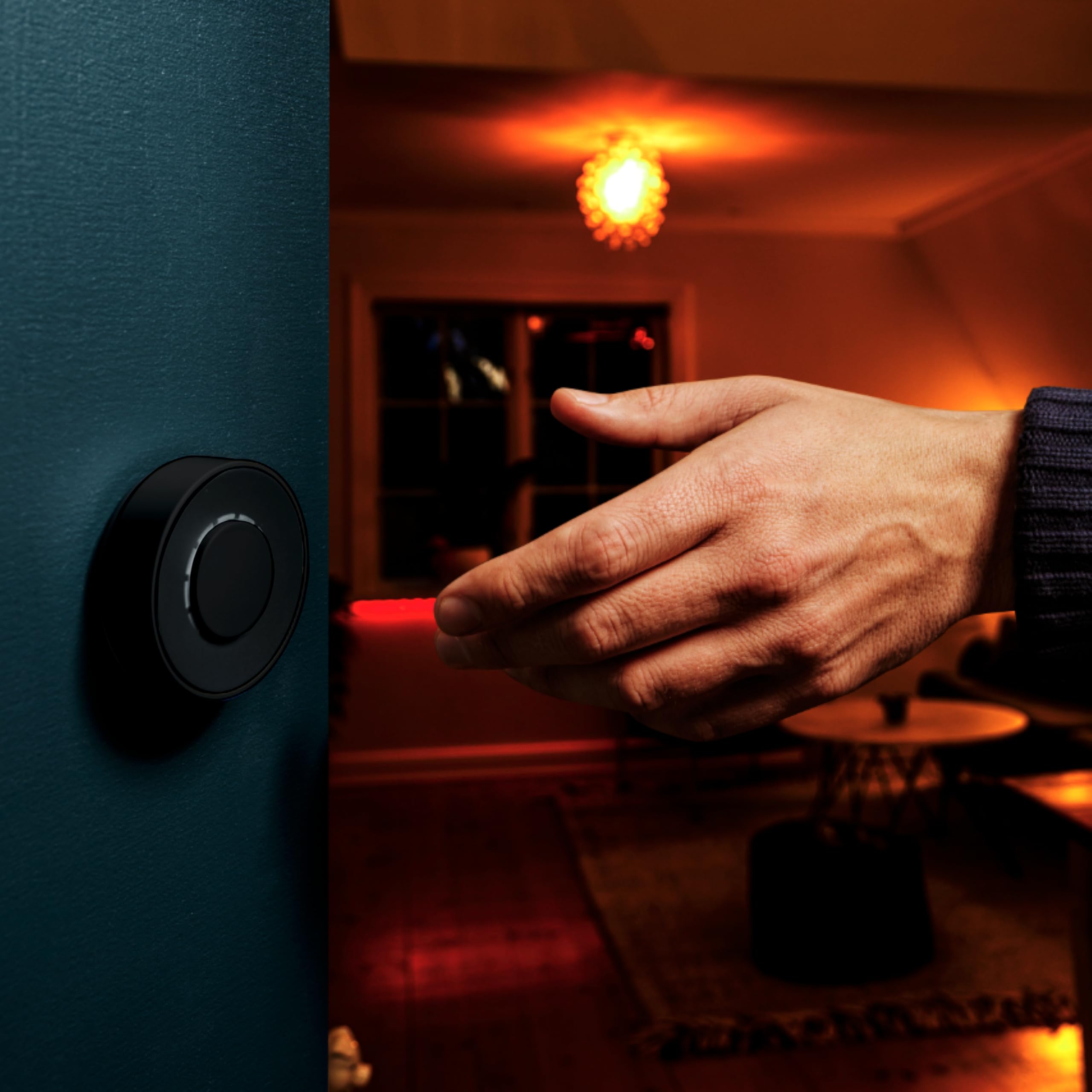 Flic Twist: Bezprzewodowy kontroler Smart Home – steruj oświetleniem, muzyką, roletami i rutynami za pomocą naciśnięć i obrotów. Wymaga Flic Hub. Długa żywotność baterii