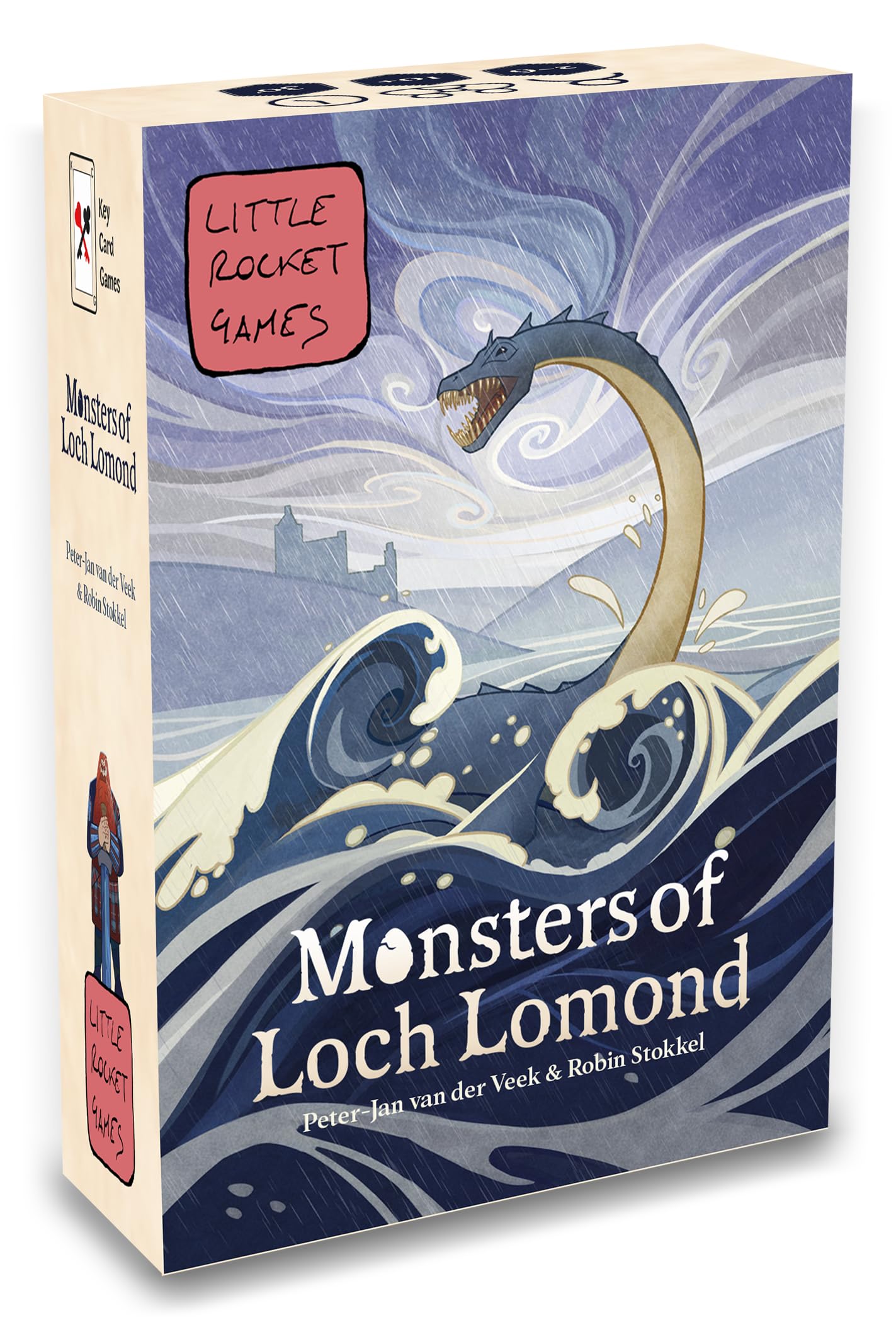 MONSTERS OF LOCH LOMOND Card game in Italian Little Rocket Games