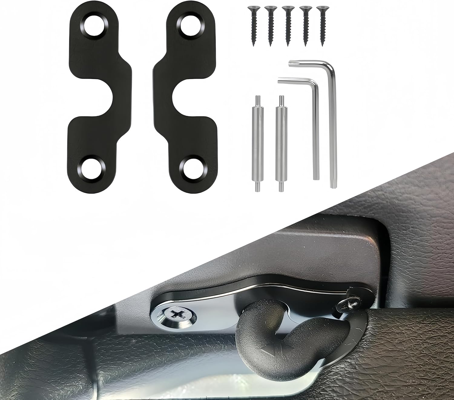 Sun Visor Repair Installation Kit Clip Fit For Jeep 18-22 JK JL JT For - View #10