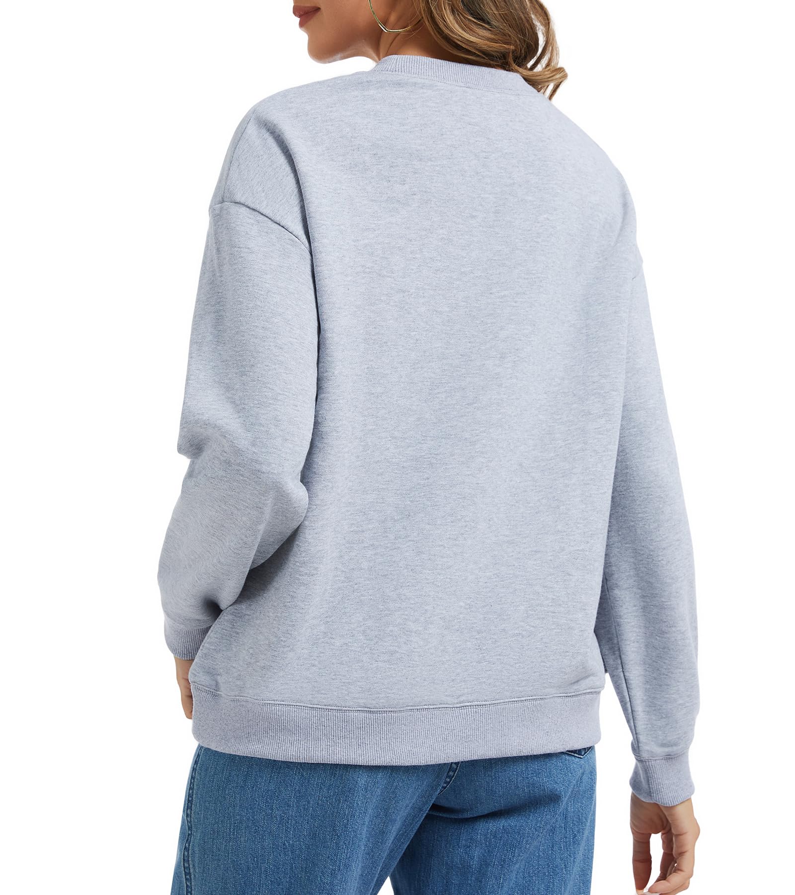 Sosolism Damen Stillshirt Baumwolle Reißverschluss Stillpullover