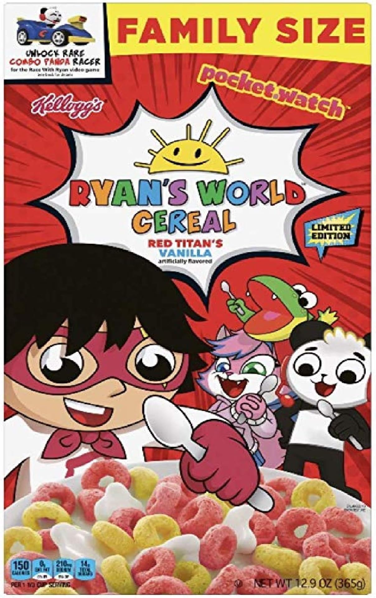 Ryan's World Cereal Ryans World Cereal Limited Edition (12.9 Oz)