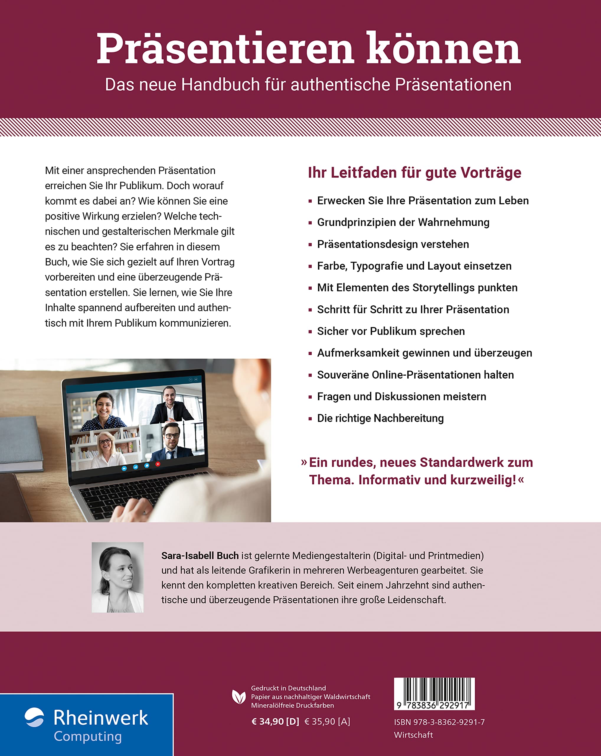 Präsentieren können: Das neue Handbuch für authentische Präsentationen. So begeistern Sie Ihr Publikum. Mit zahlreichen Beispielen und Checklisten.