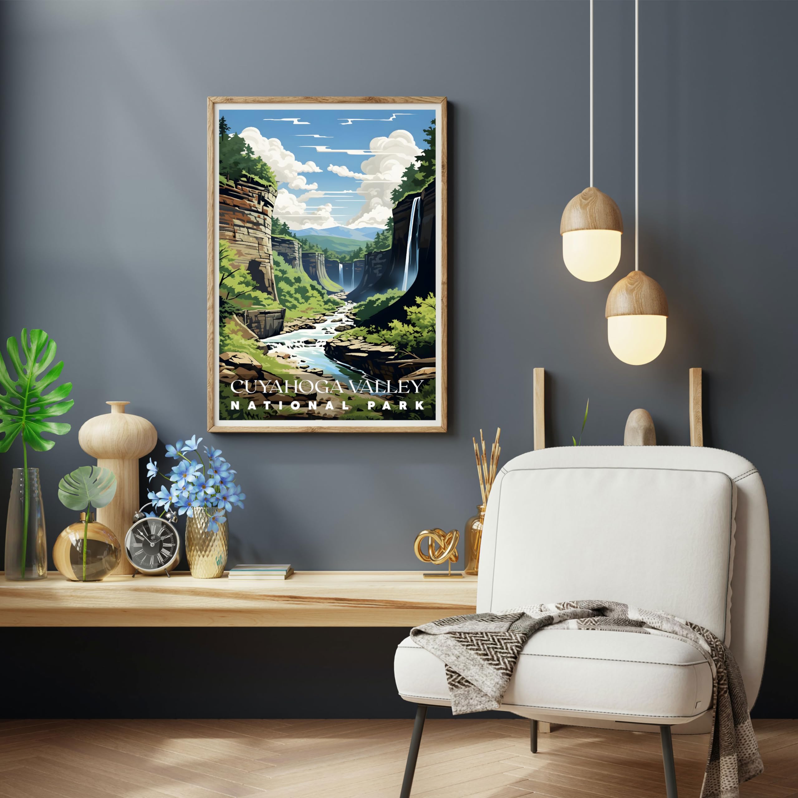 Amazon.com: Cuyahoga Valley National Park Wall Art - Travel Poster