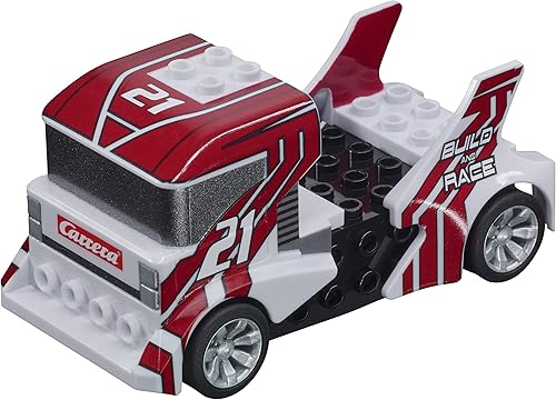 Carrera 64191 Build 'n Race Truck 1:43 Escala Analógica Slot Car Racing Vehicle GO Slot Car Toy Race Track Sets
