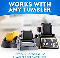 Vista 3 de Blue Marble National Geographic Rock Tumbler Media - El mejor kit de suministros de pulido de rocas, grano a granel de 4 etapas, 1.5 libras