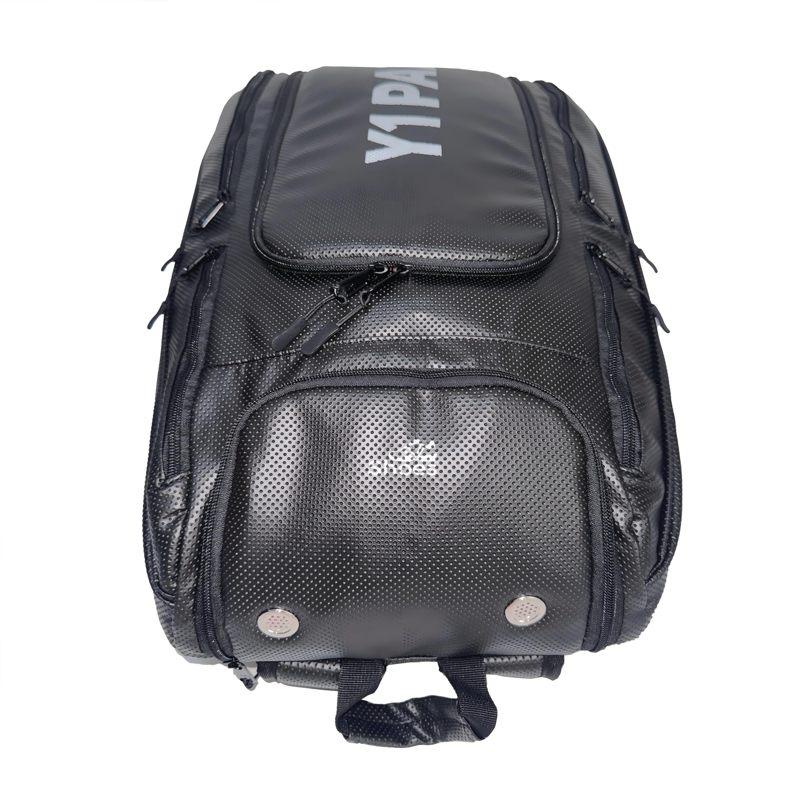 Y Y1 Premium Padel Bag – Borsa in pelle PU con scomparto termico per racchette, sezione scarpe ventilata, multi-scomparto per attrezzature, abbigliamento e accessori