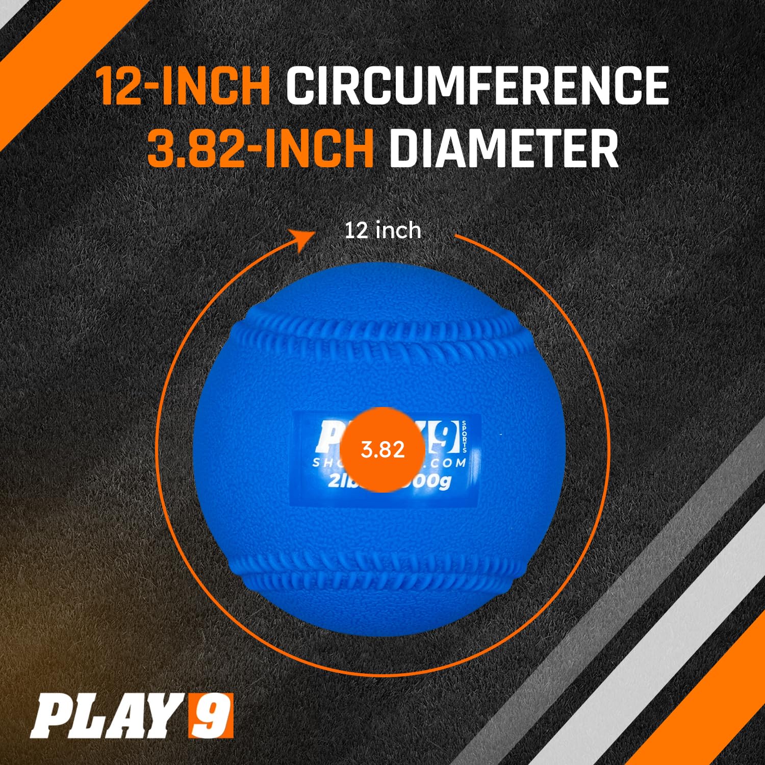 Plyoball - Juego de pelotas con peso para entrenamiento de lanzamiento y lanzamiento, pelotas de entrenamiento para sóftbol, aumenta la velocidad, la fuerza y la memoria muscular