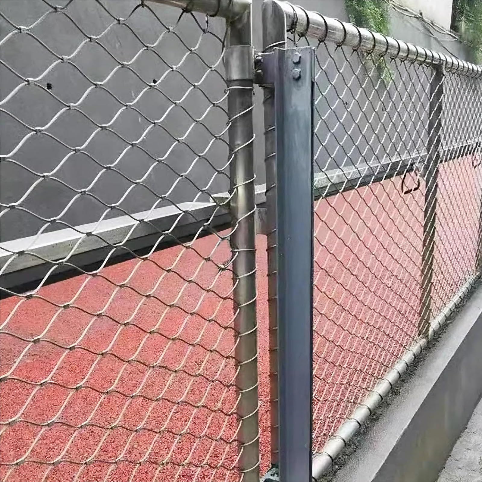 GJMSSMY Flexible Horizon Safety Net Galvanized Wire Fence Roll Kids Protection Net Garden Farm Football Field Barrier Animal Barrier (3 * 0.8m / 9.8 * 2.6ft)