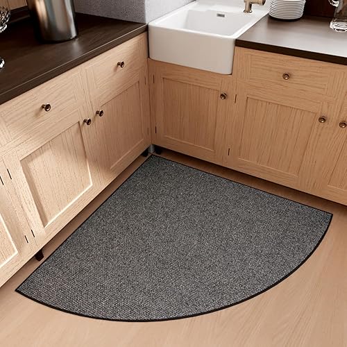 Miniatura 9 de Tapete de Cocina 1 PCS, Alfombras Acolchadas Antideslizantes para Piso de Cocina, Tapete Corredor Absorbente de Comodidad para Estar de Pie Lavable