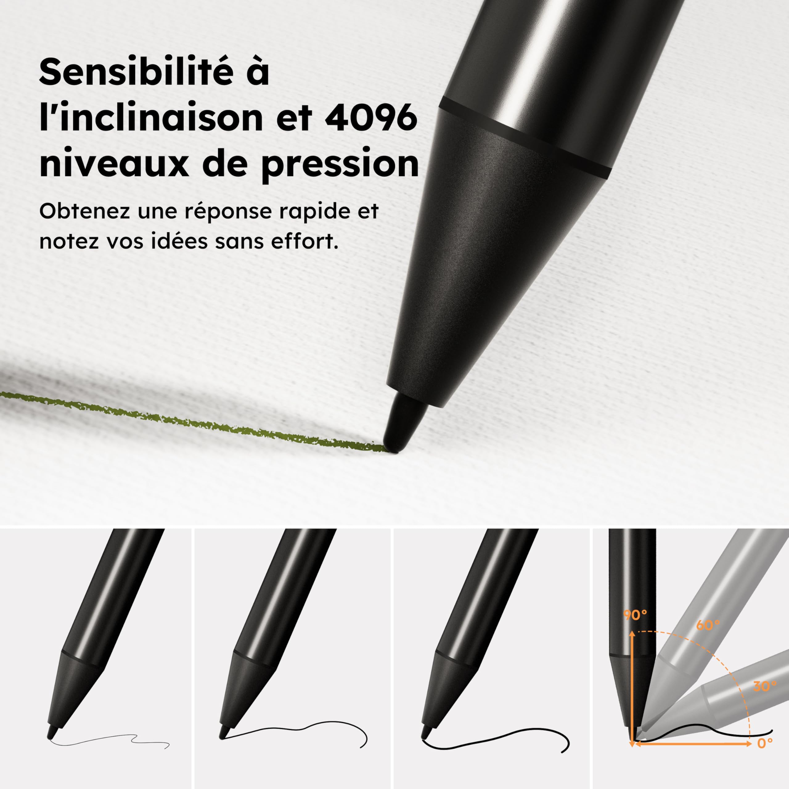 Stylet compatible avec Musnap X, Ocean C/Ocean et autres appareils électroniques prenant en charge le protocole USI