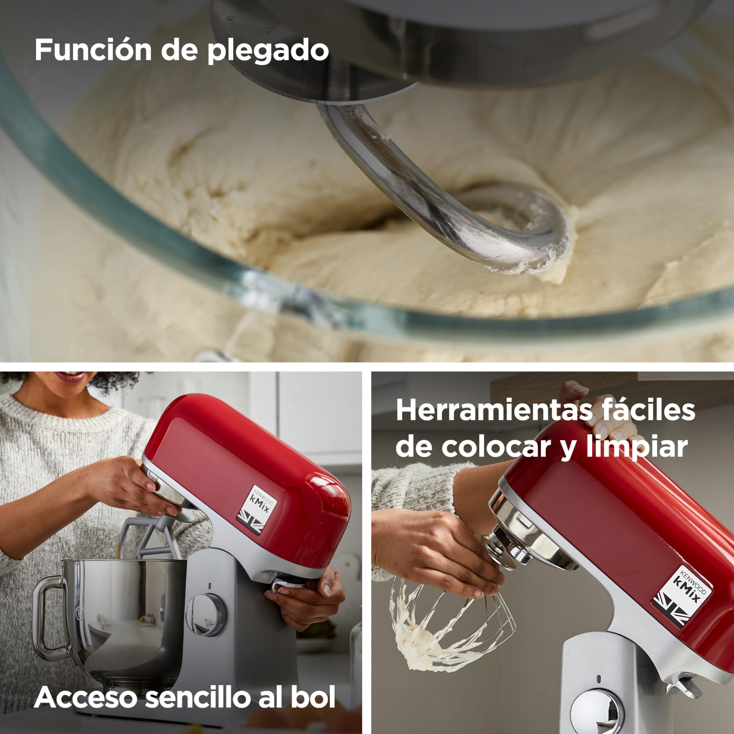 Kenwood kMix KMX750RD Robot de Cocina 5L 1000W Rojo