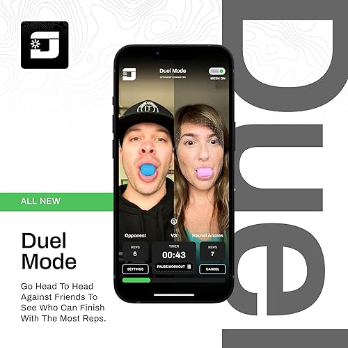 Miniatura 6 de Jawzrsize Ejercitador de mandíbula para mujer, reductor de doble barbilla, tónico facial, ejercitador de cuello para un aspecto más joven y