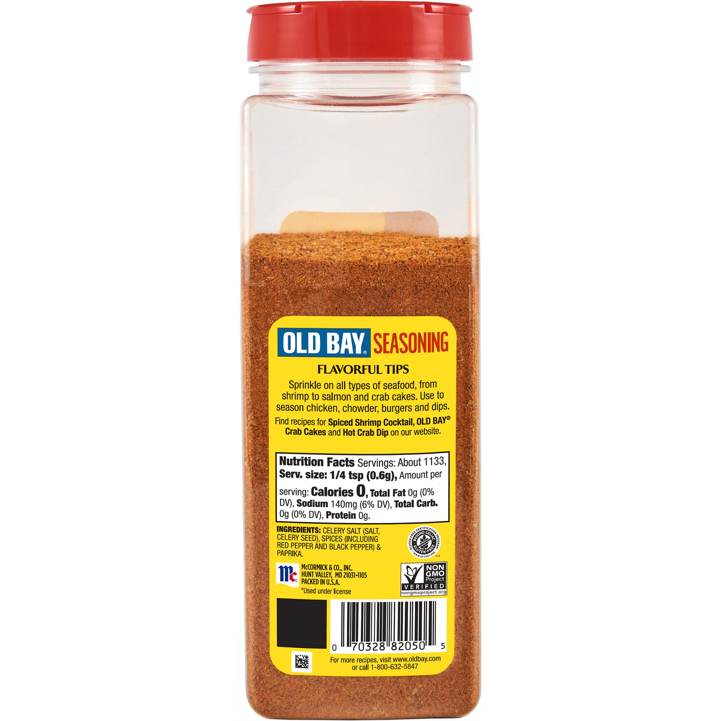 Old Bay Seasoning, 24-Ounce Plastic Canister (Pack of 3) by Old Bay