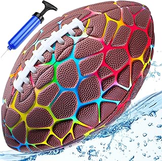 Jasonwell Pool Beach Water Football - Strong Grip Waterproof Football for All-Weather Play Pool Toys Beach Games Outdoor Sports Lake Toy Christmas Birthday Gifts for Kids Boys Teens Adults