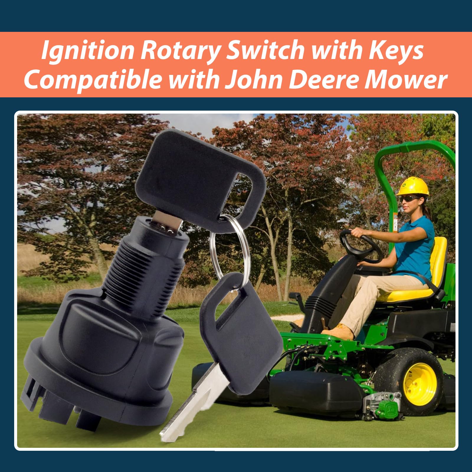 Switch 2017 Interruttore Accensione A 3 Tasti Per John Deere Z - Foto 3